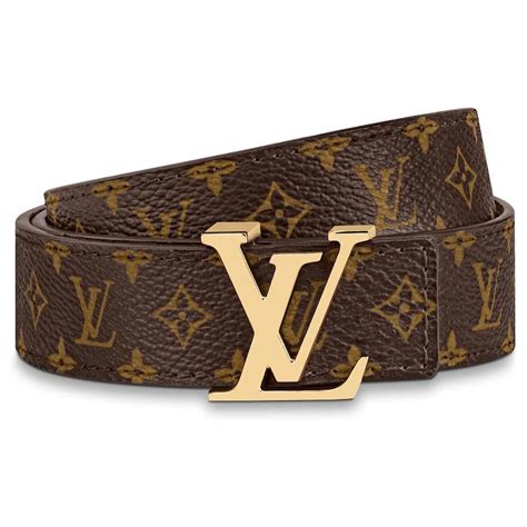 lv brown monogram belt|louis vuitton monogram belt.